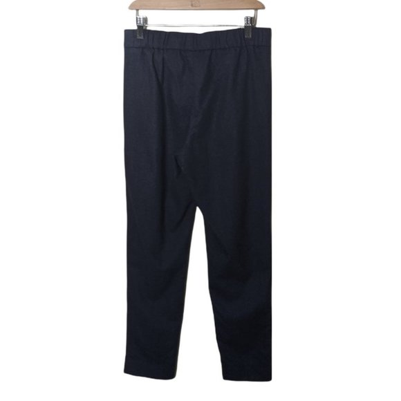 Aritzia Babaton Conan Cropped Dress Pant size 2 Blue Pinstripe Wool Cashmere - Picture 3 of 5